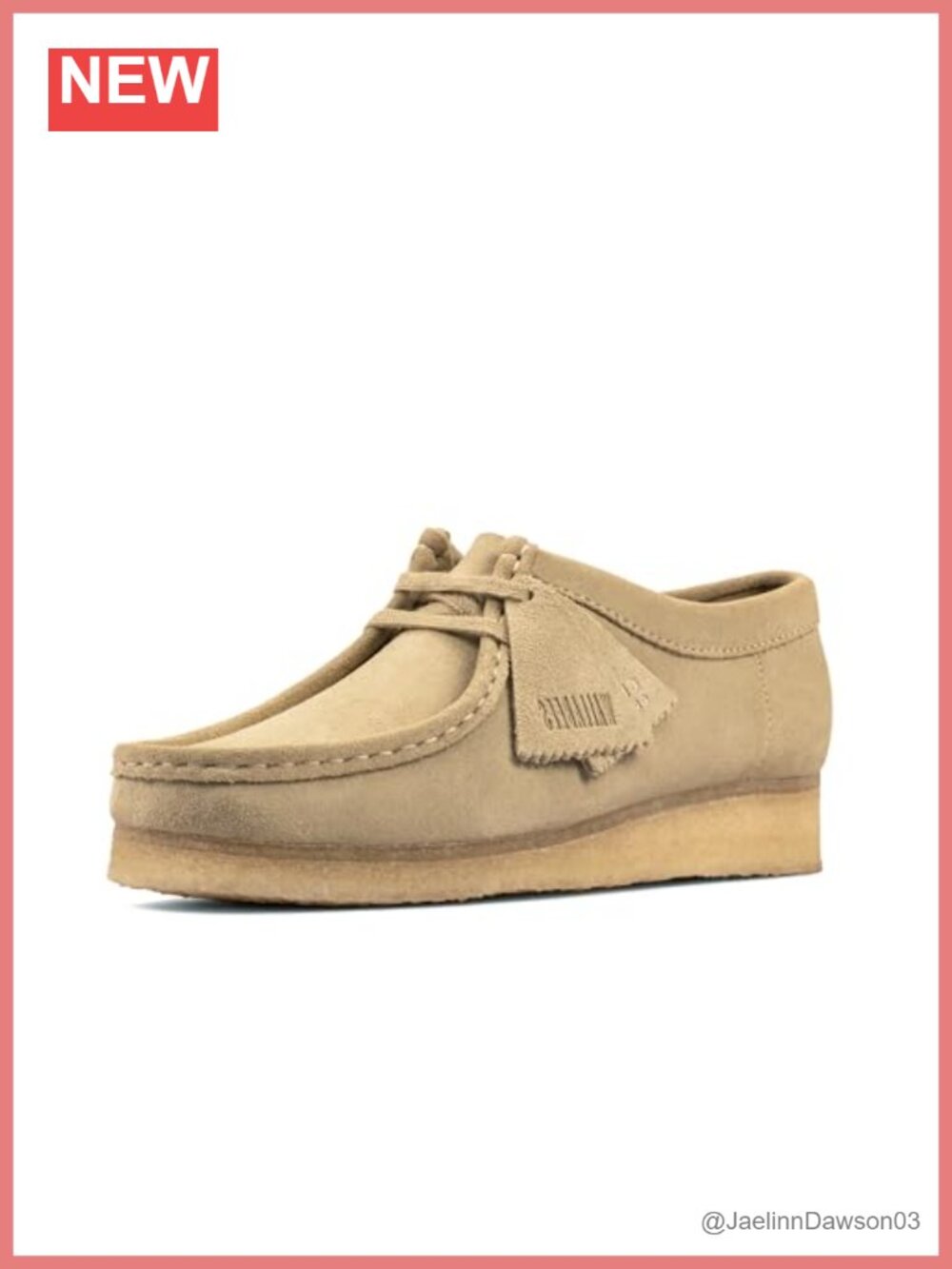 Clarks Wallabee Oxford Suede Women's Shoes Lace-Up Mocc Sole